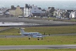 King Air 250 at Ronaldsway